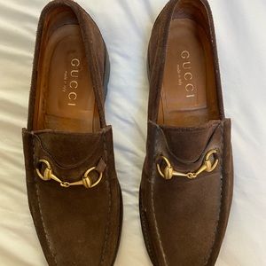 New without box Gucci Mens Brown Loafers Size 13